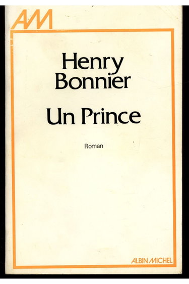 Couverture de Un prince / Bonnier, Henry