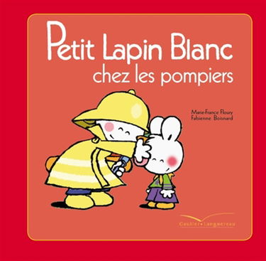 Petit Lapin blanc chez les pompiers