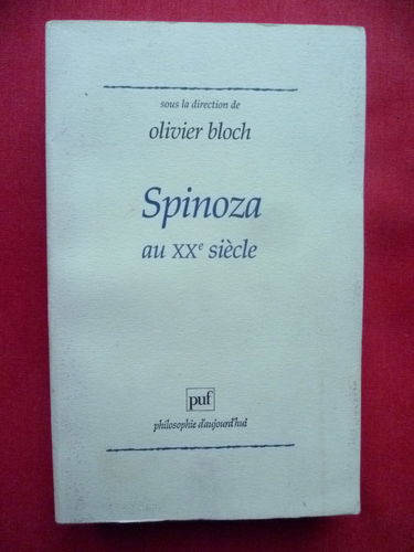 Spinoza au XXe siècle