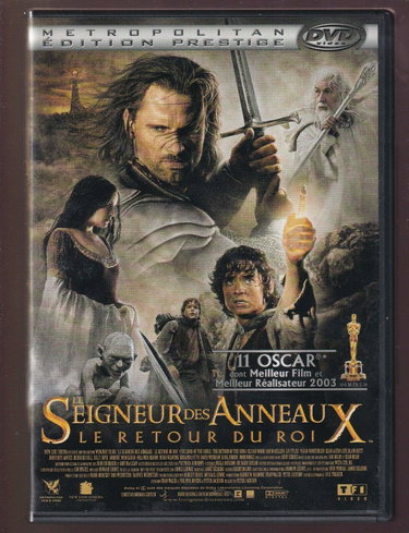 Couverture de Le Seigneur des Anneaux : Le Retour du Roi [Édition Prestige]