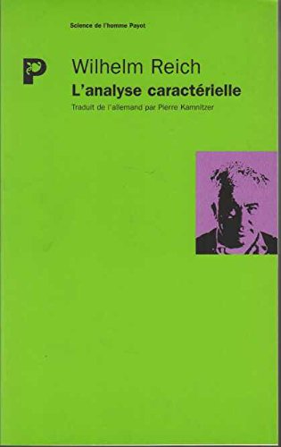 L'analyse caractérielle