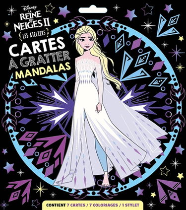 La reine des neiges II : cartes à gratter : mandalas