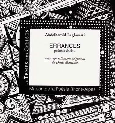 Errances : poèmes choisis