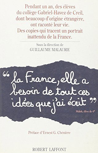 Toute la France a besoin de toutes ces idées que j'ai écrit