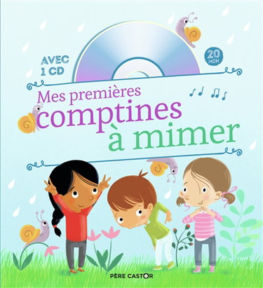 Couverture de Mes premières comptines à mimer par Madeleine Brunelet