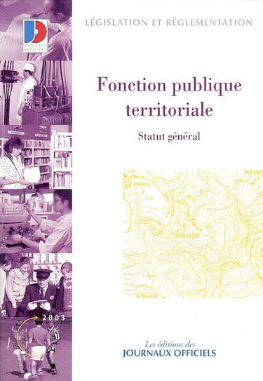 Fonction publique territoriale : statut général