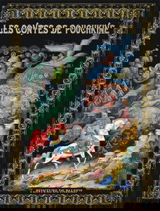 Les contes de Poushkine. Peinture de palekh