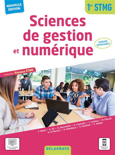 Couverture de Sciences de gestion et numérique 1re STMG : réseaux STMG