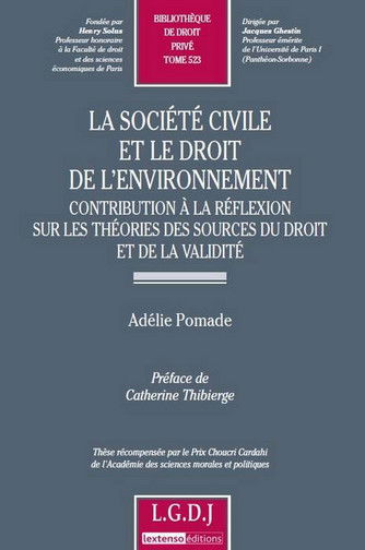 La société civile et le droit de l'environnement : contribution à la réflexion sur les théories des sources du droit et de la validité