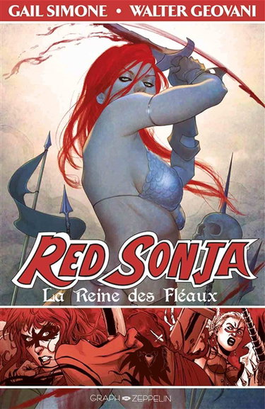 Couverture de Red Sonja. Vol. 1. La reine des fléaux