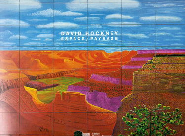 David Hockney, espace, paysage