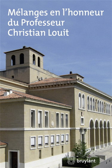 Couverture de Mélanges en l'honneur du professeur Christian Louit