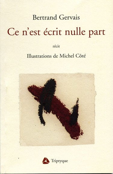 Ce n'est écrit nulle part : récit de voyage