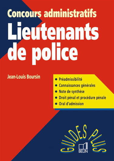 Guide des concours administratif pour les lieutenants de police