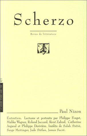 Scherzo, n° 2. Paul Nizon