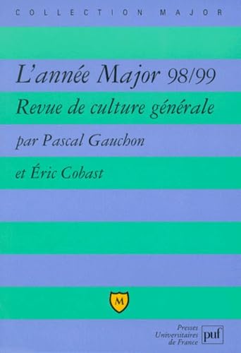 Couverture de Année Major 98-99 par Pascal Gauchon