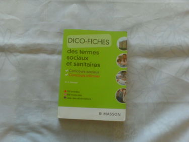Dico-fiches des termes sociaux et sanitaires : concours sociaux, concours infirmiers