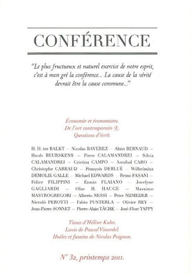 Conférence, n° 32