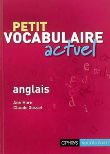 Petit vocabulaire actuel, anglais