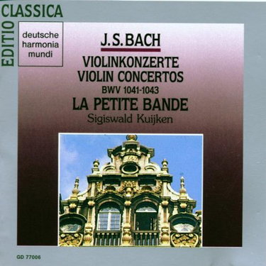 Couverture de Concertos pour violon par Johann Sebastian Bach