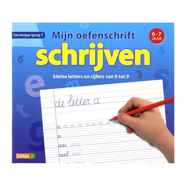 Couverture de Mijn oefenschrift schrijven (6-7 j.) 1ste leerjaar / groep 3: Kleine letters en cijfers van 0 tot 9 par ZNU