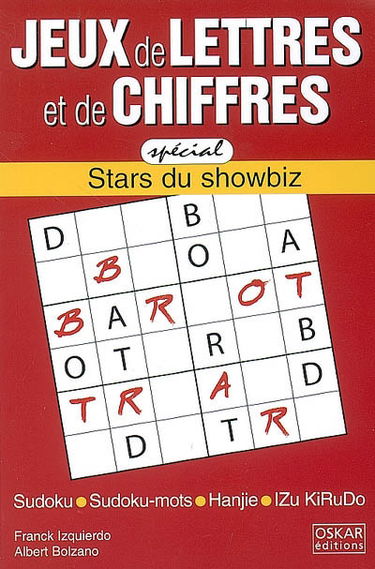 Jeux de lettres et de chiffres. Vol. 1. Stars du show-biz