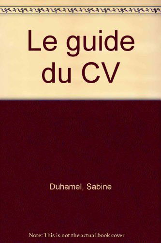 Le guide du CV