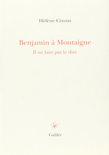 Benjamin A Montaigne. Il Ne Faut Pas Le Dire