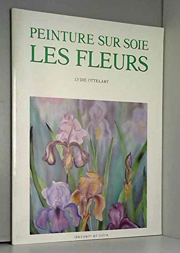 Peinture sur soie, les fleurs