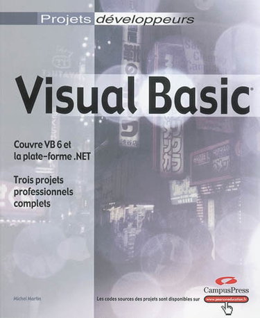 Couverture de Visual Basic 6.0 et Visual Basic.Net par Michel Martin