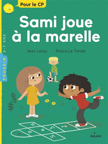 Sami joue à la marelle
