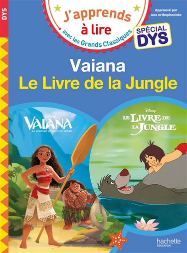 Vaiana : la légende du bout du monde : spécial dys. Le livre de la jungle : spécial dys