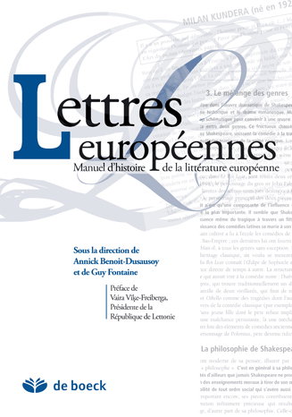 Lettres européennes : manuel universitaire d'histoire de la littérature européenne