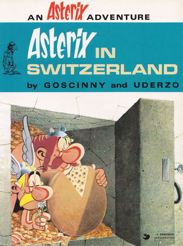 Couverture de Astérix chez les Helvètes (version anglaise)