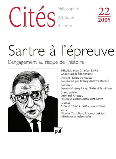 Cités, n° 22. Sartre à l'épreuve : l'engagement au risque de l'histoire