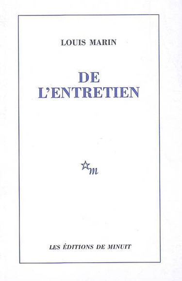 De l'entretien
