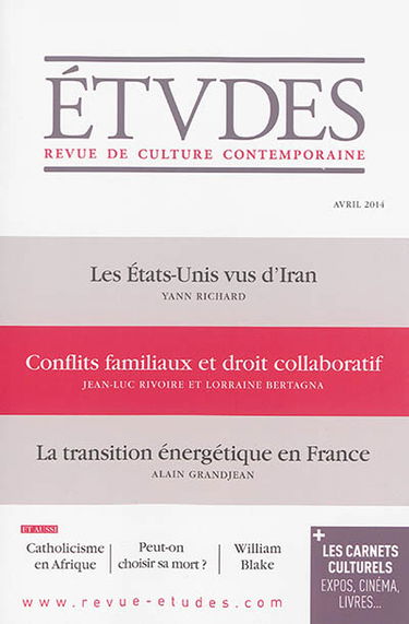 Etudes, n° 4204