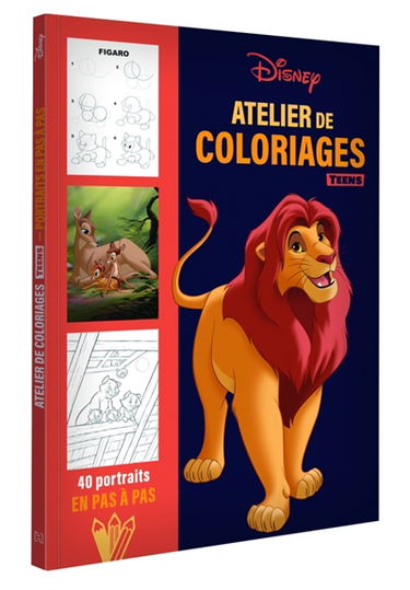 DISNEY TEENS : Atelier de coloriages : Portraits en pas à pas