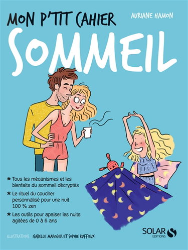 Couverture de Mon p'tit cahier sommeil : 0-6 ans