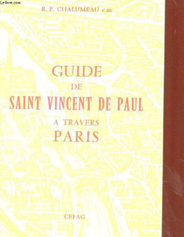 Couverture de Guide de saint Vincent de Paul à travers Paris