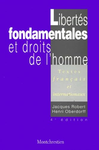Libertés fondamentales et droits de l'homme, 4e édition