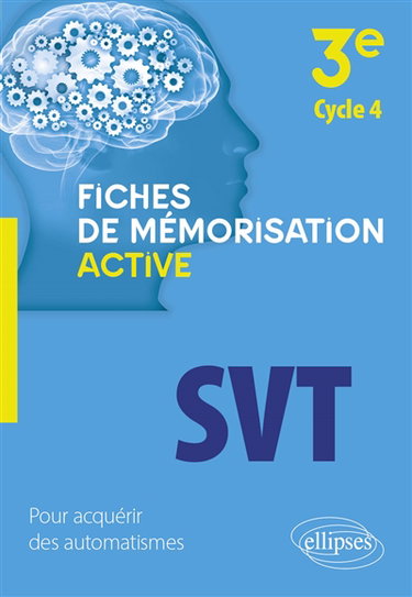 Couverture de SVT 3e, cycle 4 par Bruno Laurent