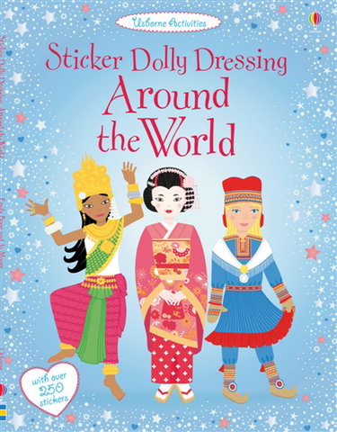 Couverture de Sticker Dolly dressing : Around the world par Collectif