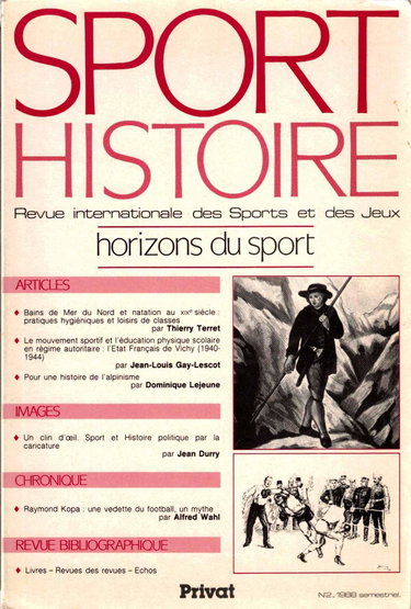 Couverture de Sport histoire, n° 2. Horizons du sport