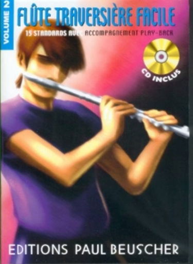 Partition : Flute traversiere facile vol 2 + CD