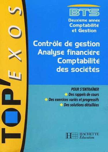 Contrôle de gestion, BTS 2e année comptabilité et gestion