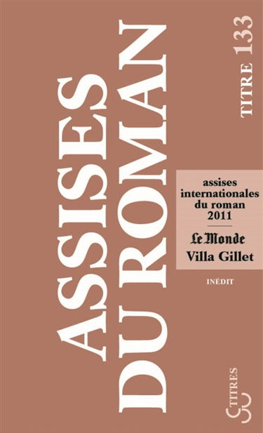 Les assises internationales du roman 2011