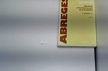 Ecologie generale : structure et fonctionnement de la biosphere