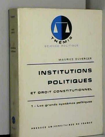 Couverture de Institutions politiques et droit constitutionnel