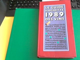 GUIDE HACHETTE DES VINS DE FRANCE 1989